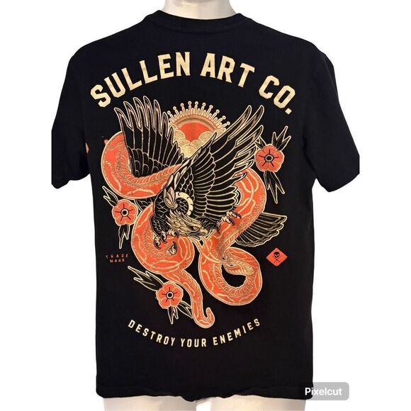 Sullen Art Black Short Sleeve T-Shirt. Size Medium - Picture 4 of 4